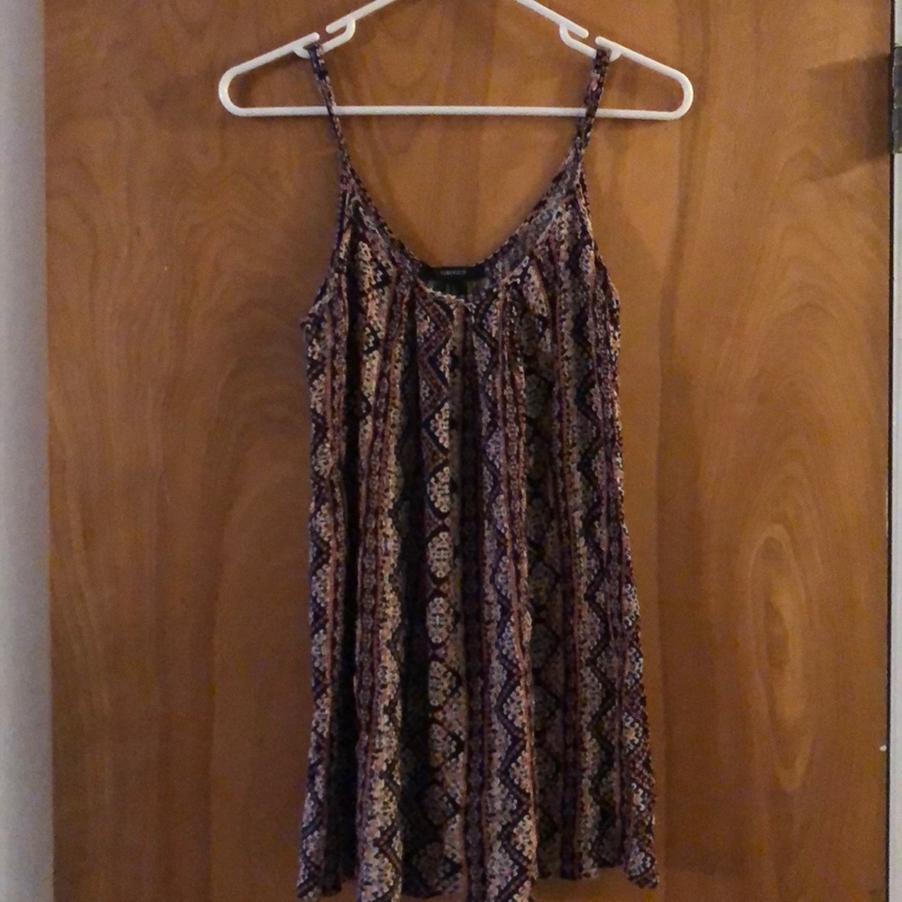 Patterned mini dress